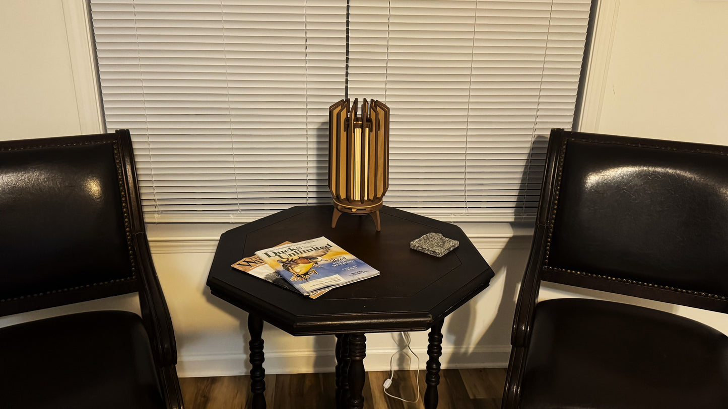 Reveal 2.0 Brown & Tan with shutters open